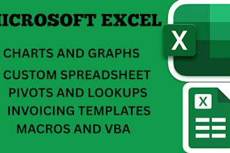 create custom excel and google sheets dashboards