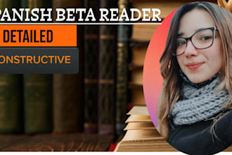 be your  spanish beta reader and provide a detailed  report