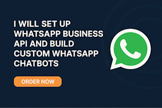 set up whatsapp business API and build custom whatsapp ai chatbots