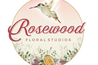 design rosewood floral studios logo