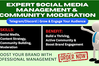 do memecoin telegram community moderator, manager, chatters, discord moderator