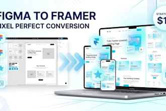 convert figma to framer website with pixel perfect design