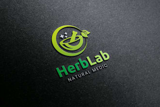 do natural spa health medical hemp herbal organic eco logo