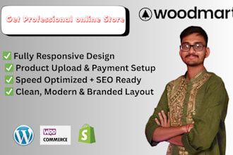create a modern store with woodmart and woocommerce