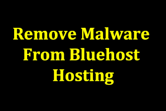 remove malware and virus from bluehost web hosting