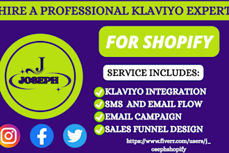 setup klaviyo email marketing flow expert for your shopify store to boost sales