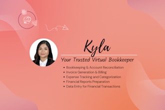 be your trusted virtual bookkeeper