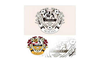 do and redesign family crest coat of arms and school logo