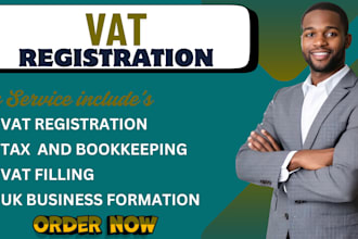 do vat registration, vat return, tax and bookkeeping for uk companies