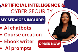 be your artificial intelligence , cyber security course ebook ghostwriter