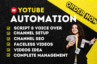 create top 10 cash cow faceless videos and youtube automation channel