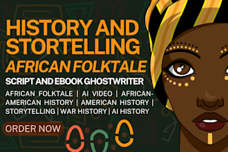 write history ebook african folktale ai storytelling movie script children ebook