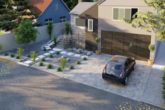 design front yard backyard home garden as landscape architect