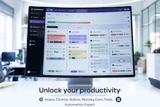 do asana clickup notion website monday crm monday trello automation integration