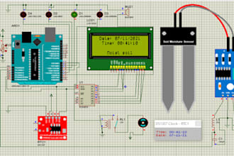 do arduino projects codding and simulation in proteus, tinkercad