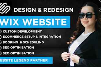 wix website redesign landing page wix website design wix studio business booking