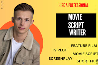 do screenwriting, scriptwriter, screenplay writer, script, movie script writing,