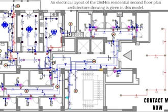 create detailed electrical layout plans and autocad drawings