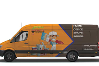unique, professional car, van, trailer, vehicle wrap design