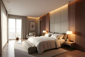 do architecture interior, exterior design 3d modeling and realistic rendering