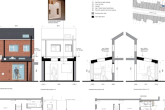 do house extension drawings for your UK planning application