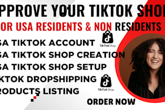 create USA tiktok shop setup tiktok shop USA tiktok shop business representative