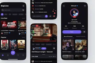 develop live streaming app live streaming vod music app video streaming website