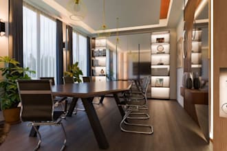 redesign 3d conference room,office layout, presentation area,cgi interior render