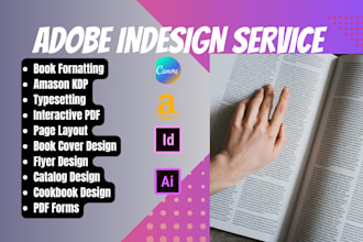 do book formatting, layout design in  adobe indesign, indesign typsetting book