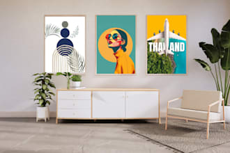 design custom wall art digital mockups svg design invitation design etsy stan
