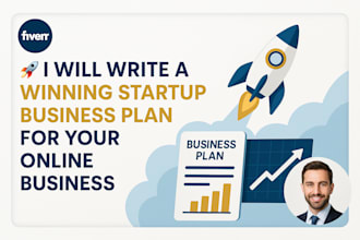 write a winning startup business plan for your online business