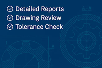 review and analyze mechanical or gear autocad drawings