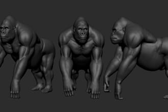 3d animal model,3d model, character modeling,3d cute,3d animal rigging animation
