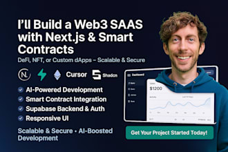 build a web3 sass with cursor ai, lovable, v0, nextjs, and superbase