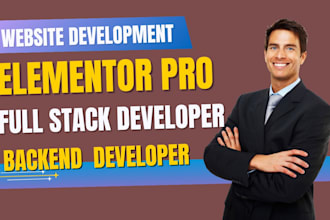 develop frontend backend elementor clone websites expertly