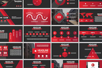 design redesign pitch deck, powerpoint presentation design, google slide ppt