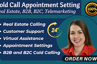 cold calling real estate b2b b2c call telemarketing appointment settings