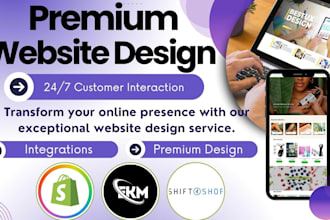 build shopify dropshipping store 3dcart ekm website development design redesign