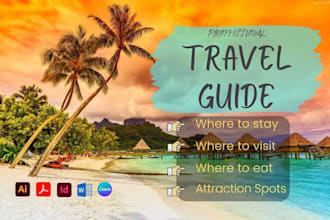 write, design travel guide, itinerary, planner, travel series, blog, guidebook