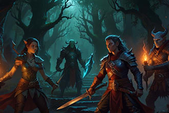 design dnd character art and dnd character art
