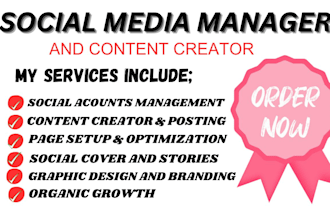 be your social media marketing manager and create your blog content strategy