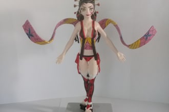 design nsfw 3d model texturing nsw anime character for 3d printing in realistic