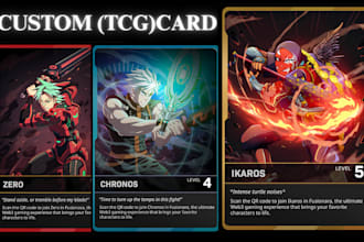 custom trading card game design tabletop tcg card template ccg rpg game mtg deck