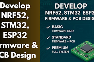 develop nrf52, stm32, esp32 firmware and pcb design, nsfw hardware