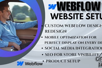 develop or design webflow website, figma to webflow, webflow expert