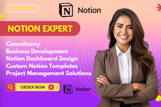 notion notion template notion virtual assistant notion expert