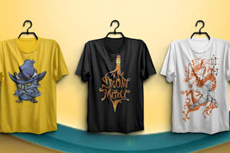 do custom t shirt, typography and minimalist t shirt design