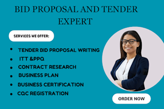 do an expert  UK tender, cqc registration for your company