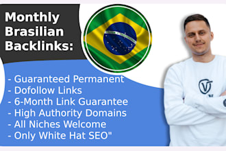 publish a guest post or niche edit on brasil websites with real DR and traffic