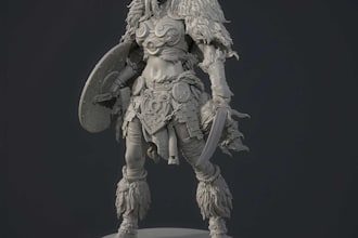3d sculpt articulated figure cosplay models and action figures for 3d printing